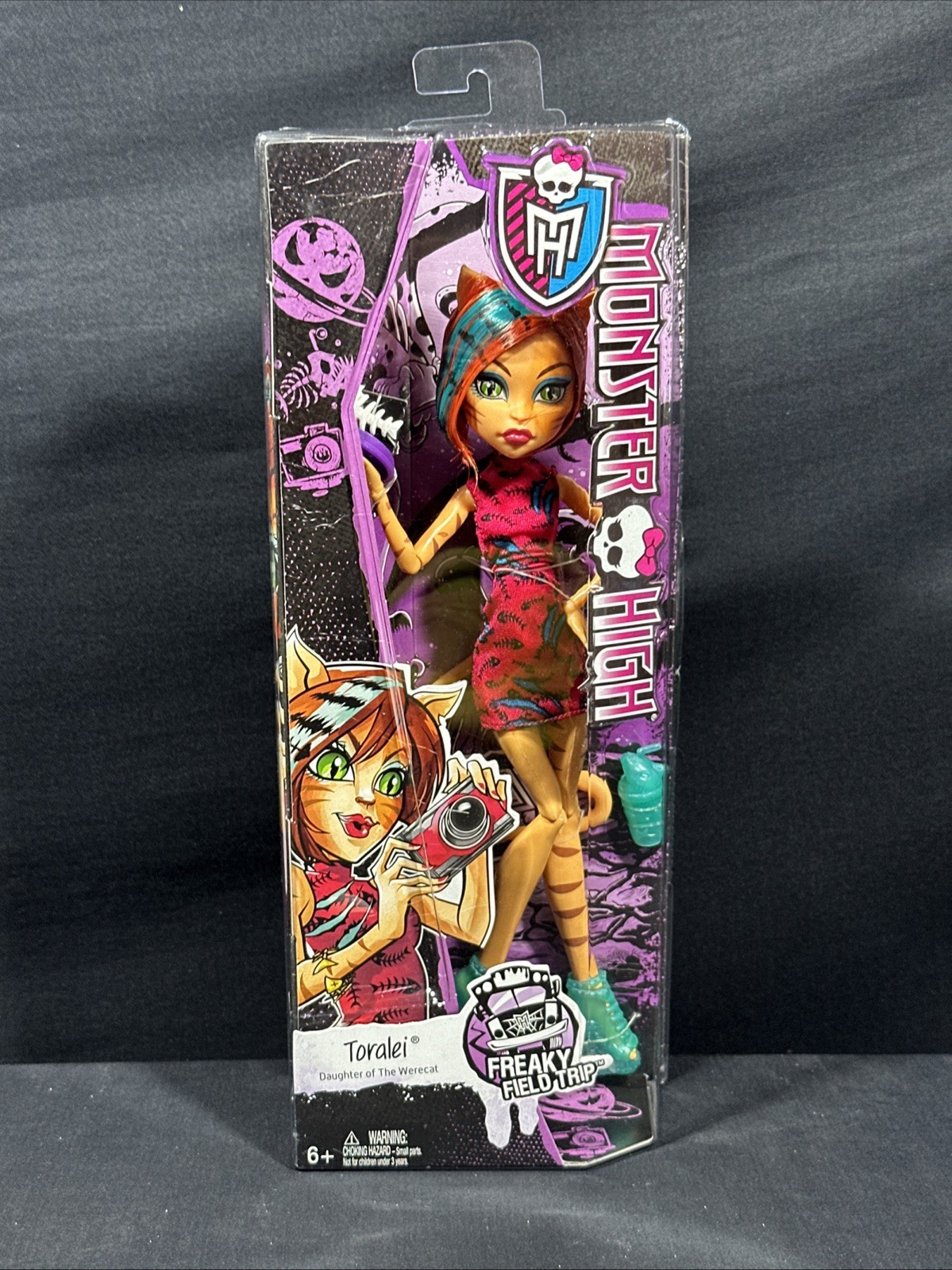 Monster High Toralei Werecat Freaky Field Trip 2014 Cat Doll