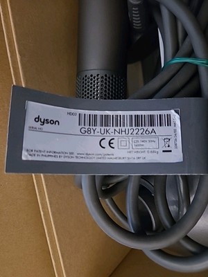 Dyson HD03 Supersonic Hair Dryer 1600W Graphite/Orchid with All