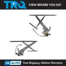 TRQ Front Door Power Window Regulator w/ Motor Left & Right Pair Set for CR-V