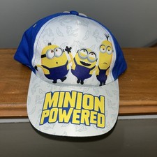 Toddler Minion Powered Hat Blue Minions The Rise of Gru Adjustable Snapback Cap