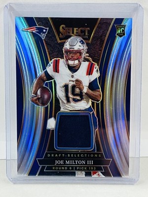 2024 Panini Select Joe Milton III RC Draft Selections Silver #097/149