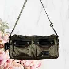 Vintage 2000 's Gold and Black GUESS Shoulder Bag Dead Stock NWT