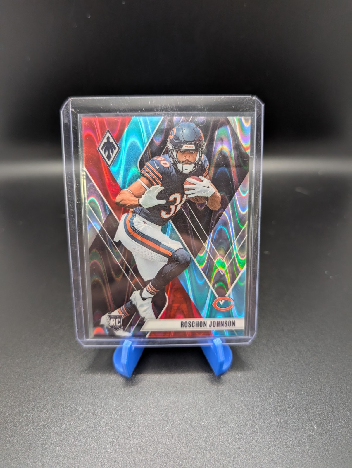 2023 Panini Phoenix Rookies Roschon Johnson #132 Fire Ice /50 (RC)