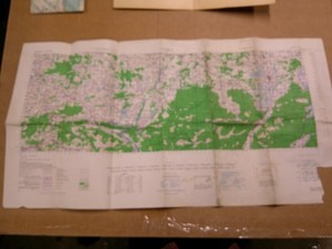 WW2 U.S. 101st airborne soldier bring back 1943 US map of Germany first edition