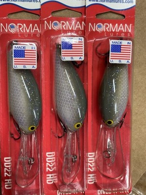 3 Norman Lures HD Models USA Made PC33A Magic