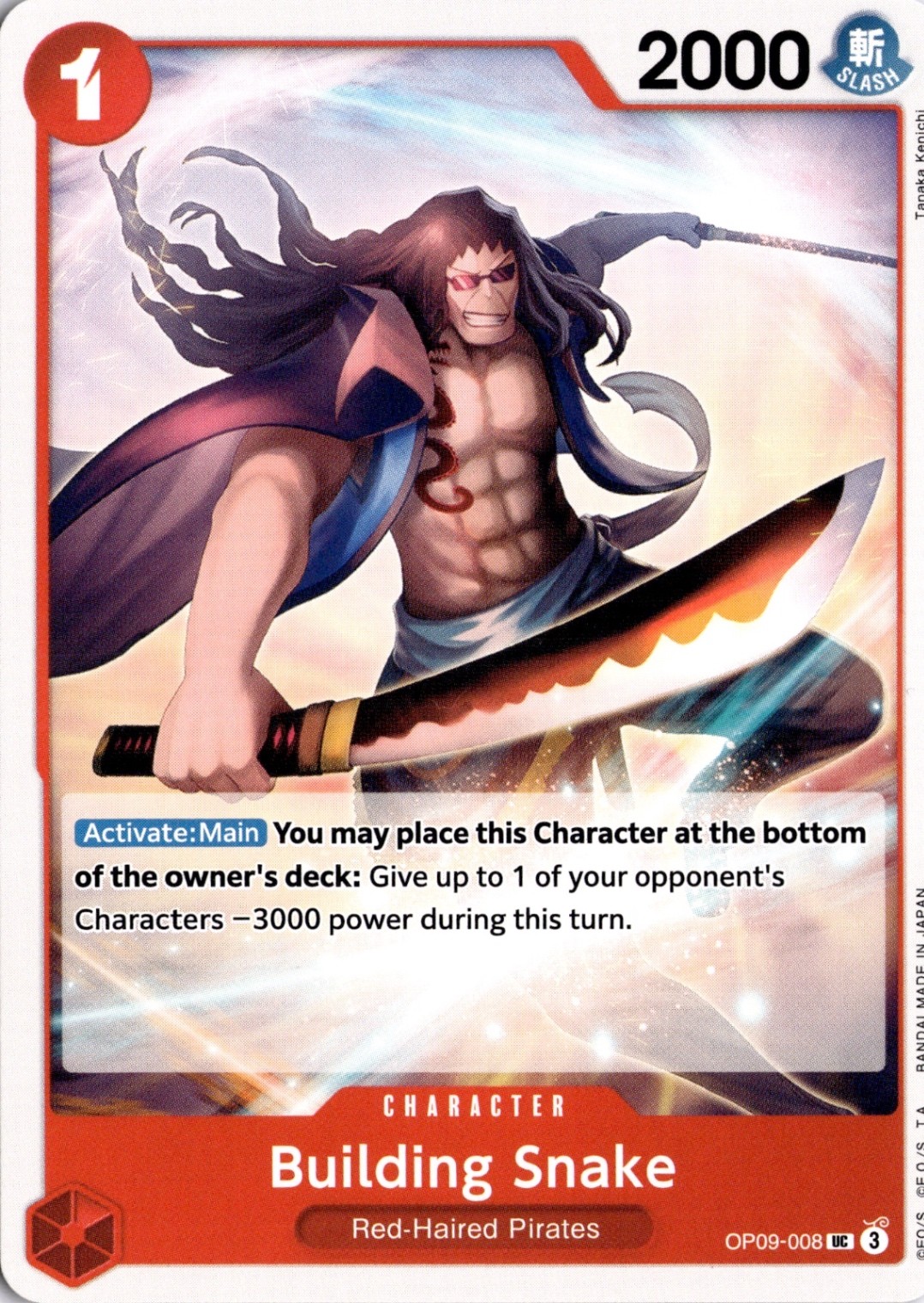 Building Snake UC Emperors in the New World OP09-008 One Piece TCG
