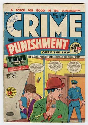 Lev Gleason - CRIME AND PUNISHMENT #9 - Grade 4.0 - Comic Book