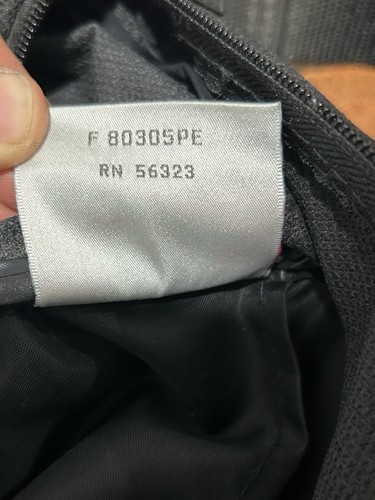 Vintage Nike Duffle Bag Gray Tag Blue Black Shoulder Strap Swoosh 90s, 9x20x12” - Picture 6 of 9