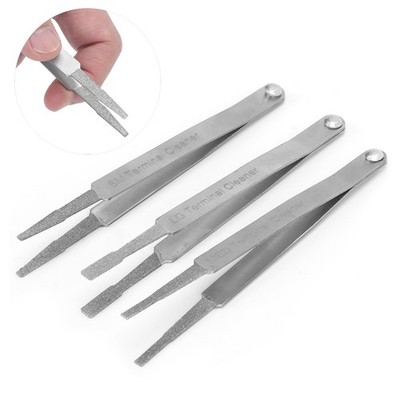 3PCS Terminal Cleaner Set Auto Repairing Hardware Tool For Small Electrical.