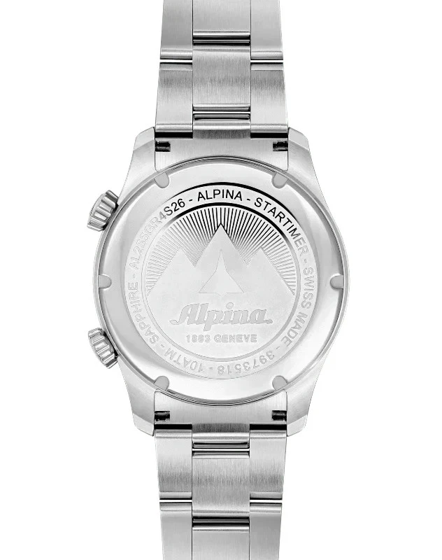 Alpina Startimer Pilot Worldtimer Stainless  Swiss Quartz Men AL-255GR4S26B NEW - Image 3 of 4
