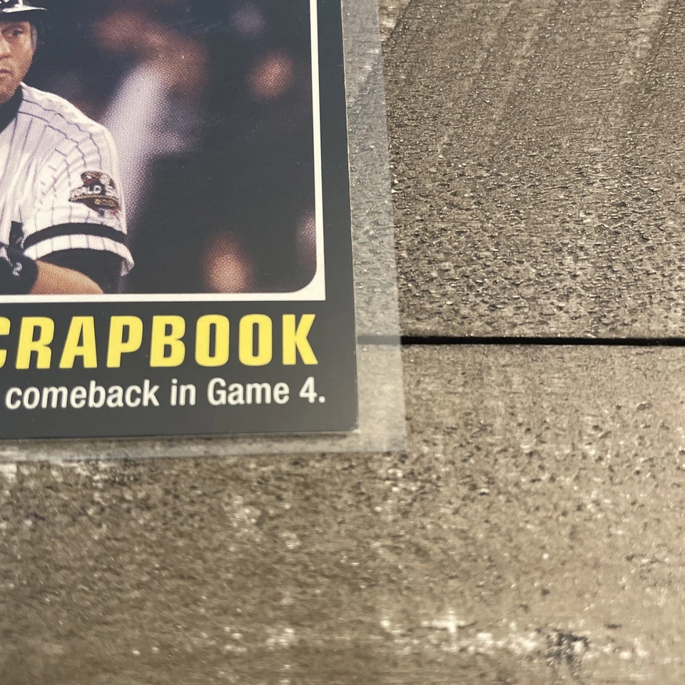 2002 Upper Deck Vintage - Postseason Scrapbook Derek Jeter #297 - Image 4 of 4