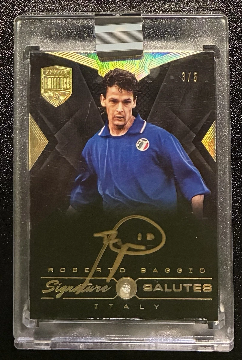 Roberto Baggio Soccer Autographed Sports Trading Cards