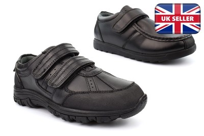 Jungen Leder Schulschuhe Echtleder Obermaterial Gummi Zehenschutz Jungen Schulschuhe