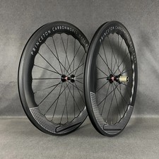 700C Road Bicycle Carbon Fiber Wheelset Clincher/Tubular/Tubeless Rim/V Brake