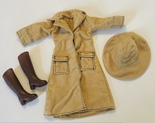 Vintage Pedigree Sindy 1980’s Autumn Leaves Outfit Coat, Hat & Boots