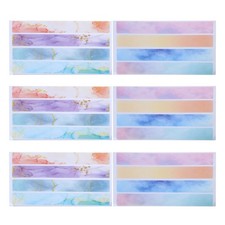 24Pcs Anti Slip Shower Stickers Colorful Bathtub Strips Adhesive Decals For Bath