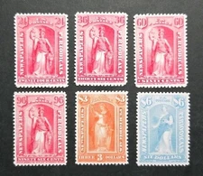 US Stamps SC# PR96-PR101 1894 Newspaper & Periodical Revenue Tax Replica Set