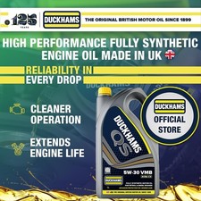 Duckhams QS 5W-30 VMB Fully Synthetic Engine Oil For VW 504.00 507.00 5L
