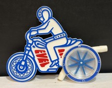 1974 Evel Knievel Cycle Straw Top Rare Daredevil Toy