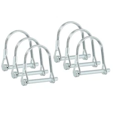 6Set Trailer Coupler Pin 3/16x1-5/8" Wire Lock Pin Shaft Locking Coupler Pin