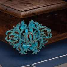 Chinese high-end cloisonne metal woven hair clip for women's hairpins