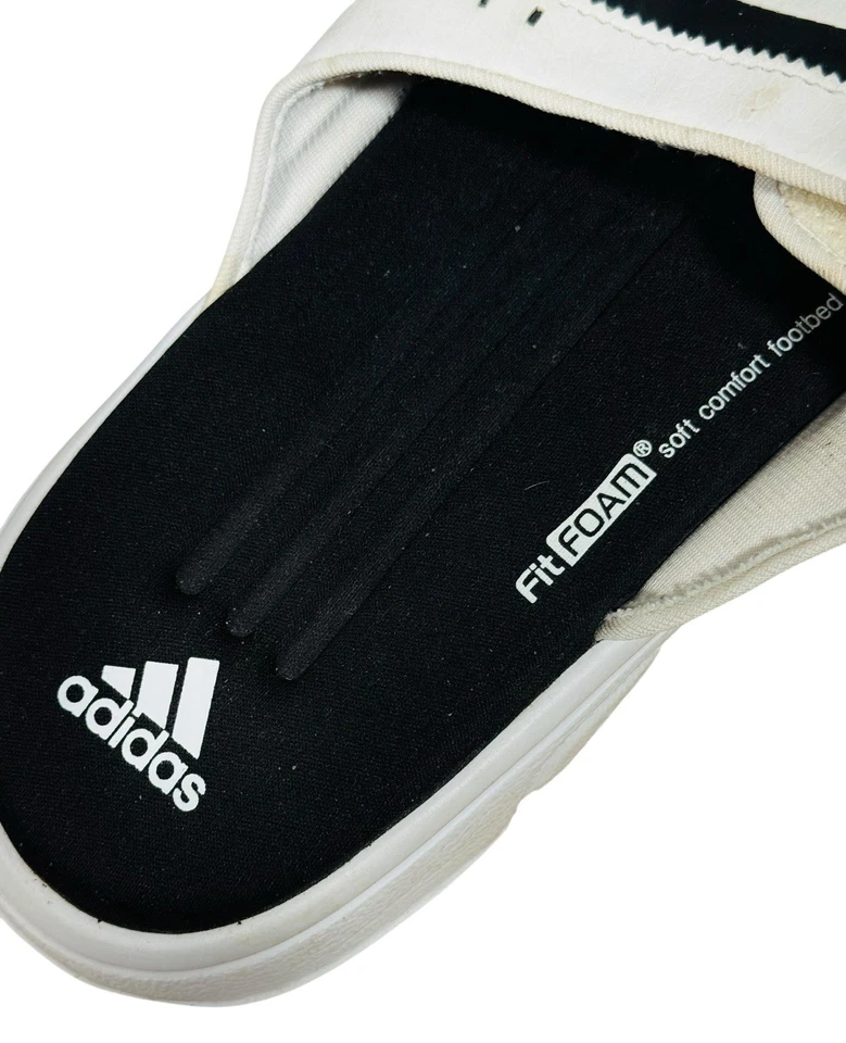 Adidas Superstar Slides Sandals Size 8 FitFOAM Super Soft Excellent Condition - Image 2 of 4