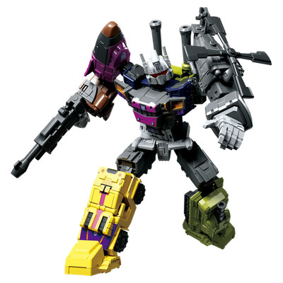 Blokees Transformers G1 Defender Version Bruticus Full Set With Vehicles Lot