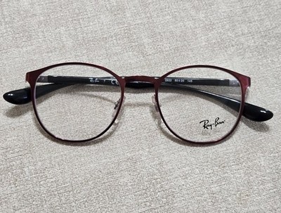 Ray-Ban RB6355 2922 Round Red Bordeaux 50-20-145 Eyeglasses 