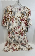 Vince Camuto Oasis Bloom Pearl Ivory Floral Dress Women's Size S w/Tag