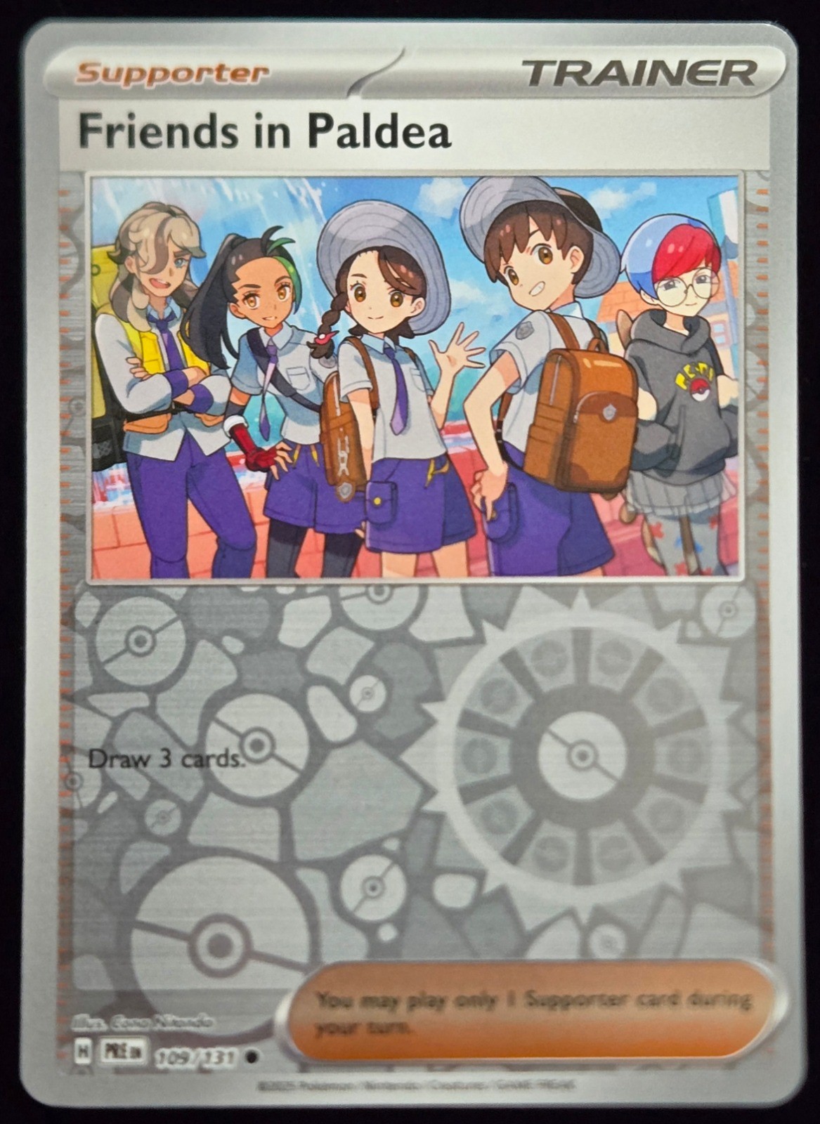 Pokemon TCG: Prismatic Evolutions -  Friends in Paldea (109/1310 Reverse Holo