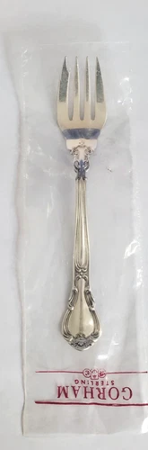 Gorham CHANTILLY Sterling Silver SALAD Fork - 6 1/2" - New in Package