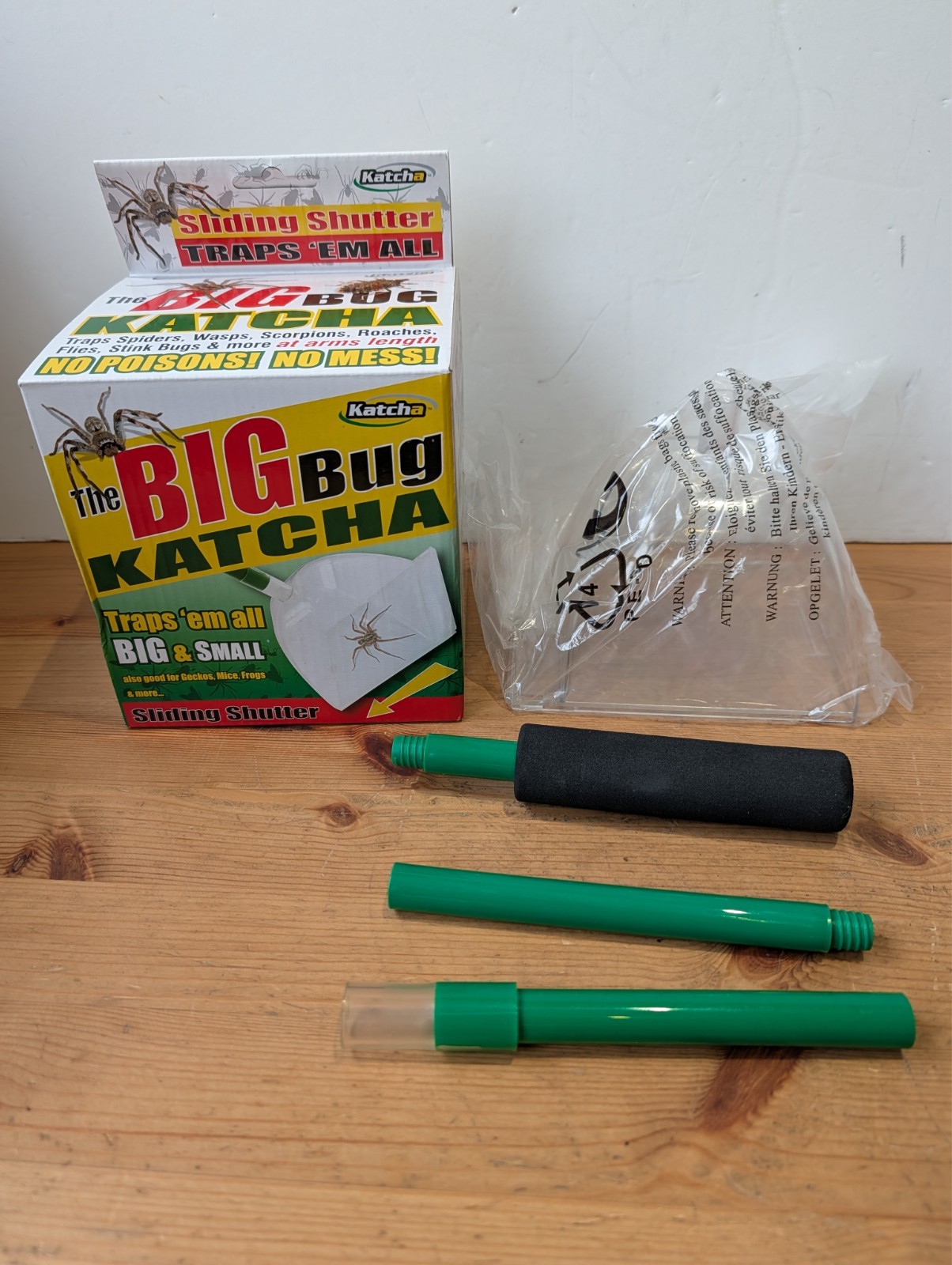 Katcha Big Bug Catcher - Spider / Pest Catcher - New in Box