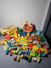 FREE SHIP! Fisher Price Mega Vintage Lot Of 70+: Camper, People, Sesame Street