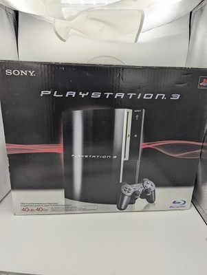 Sony PlayStation 3 40GB Piano Black Console Complete Tested Working Box PS3 Fat