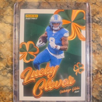 2025 Panini Instant Lucky Clover Jahmyr Gibbs Detroit Lions 🔥 | eBay