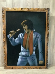 70s エルビス ベルベットペインティング ベルベットピクチャー ヴィンテージ Velvet Elvis Painting | eBay