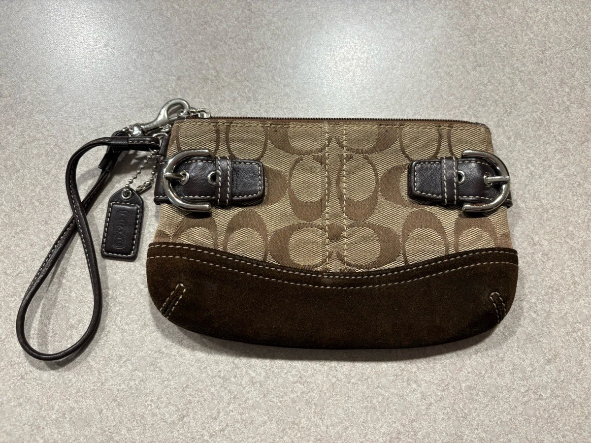 Coach Suede Clutch Bags for Women for sale | eBay