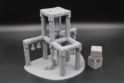 Tabletop Terrain Sacred Cursed Blessed Bell Tower Dnd RPG Wargame Skirmish 28-32