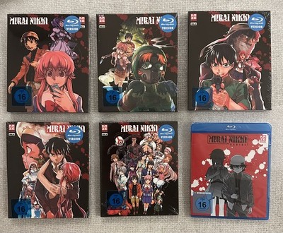 Mirai Nikki Blu-ray Vol. 1-5 komplett + Redial OVA | OVP | Gesamtausgabe | DE