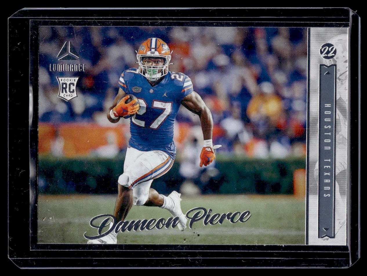 2022 Panini Luminance Dameon Pierce Rookie Houston Texans #184