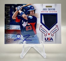 Jose Trevino 2012 USA Baseball National Team #20 Game-Worn Auto #27/35 SSP