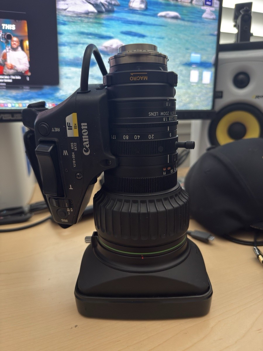 Canon YJ19x9B4 KRS SX12 BCTV Zoom Lens | eBay