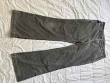 Vtg Eddie Bauer Womens Sz 10 Corduroy Pants gray 90s Academia Preppy Y2k 2000s