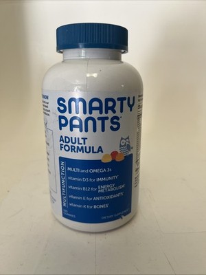 SmartyPants Adult Multi Vitamins + Omega 3 - 180ct EXP: 10/26