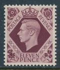 GB 1937-1947 PLUM 11d MINT HINGED MH/MM SG474a