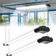 2 Pack 4ft Led Shop Light 5000k Daylight Fixture Utility Ceiling Lights Garage 2 Pack 4ft Led Shop Light 5000k Daylight Fixture Utility Ceiling Lights Garage