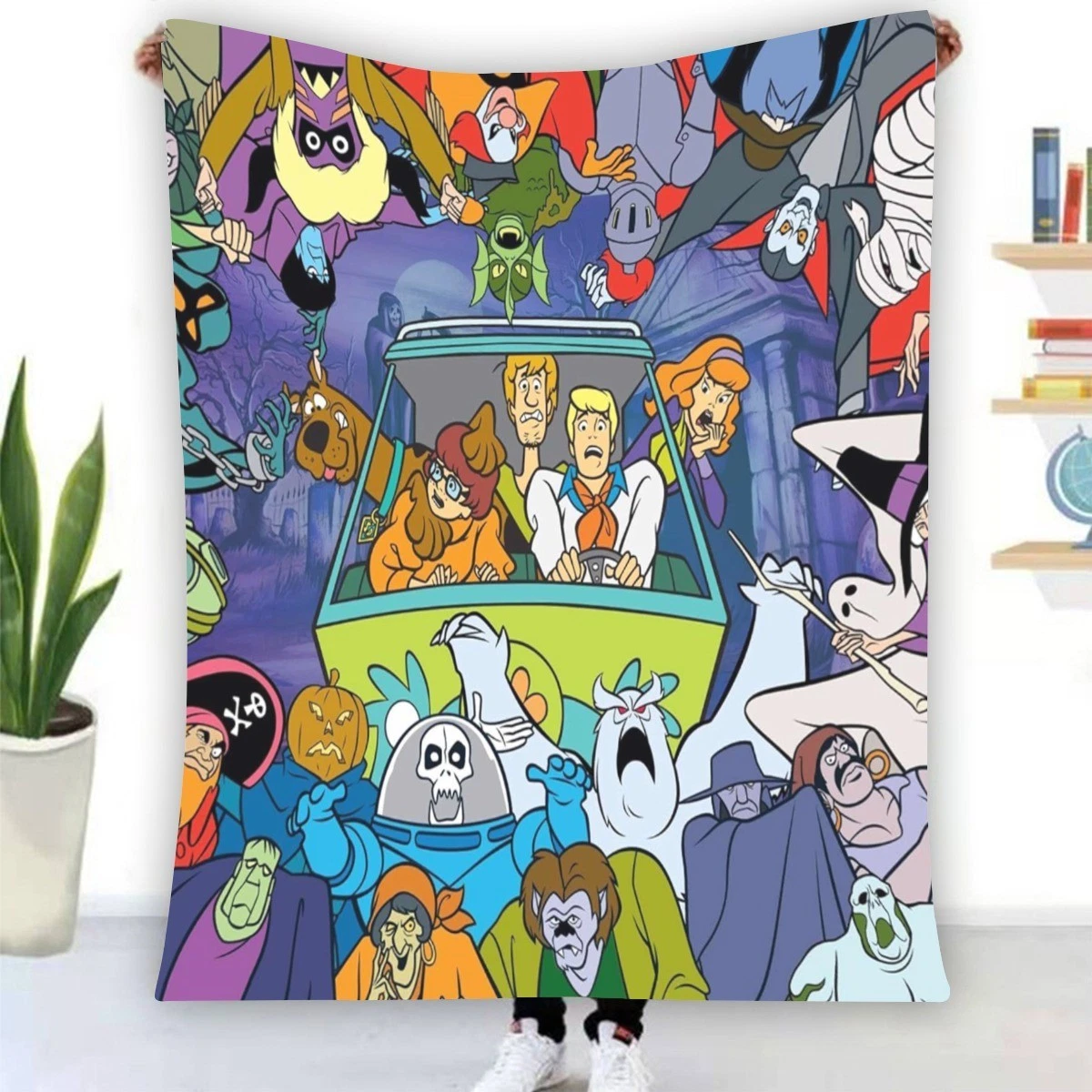 Scooby-Doo Monster Mash Up Fleece Blanket