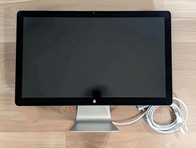 Two-  Apple A1407 Cinema Display 27-inch Monitors Both with cables and adapters