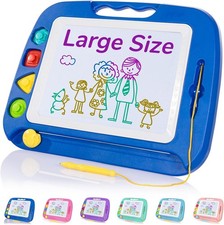 Large Magnetic Drawing Board Kids Toddlers Toys 1 2 3 4 Year Old Etch  Sketch