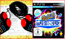 PS3 BUZZ MUSIK PARTY RATE QUIZ + 4 BUZZER - MULTILINGUAL/MEHRSPRACHIG